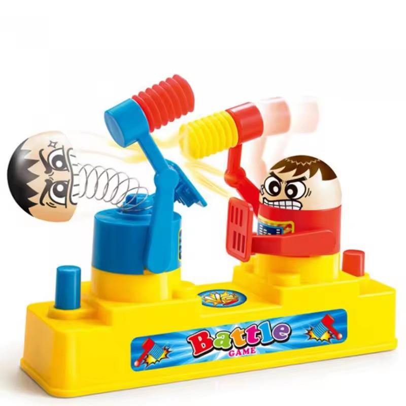 

Интерактивная семейная игра для детей Hammer Battle Toy Настольные игры Sparring Robot Toy Battle Robot Game Настольная игра Подарок для детей OneSize красный