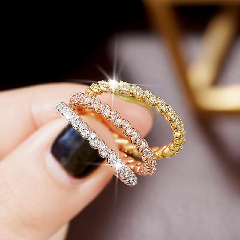 New Trendy Instagram Style Ring European and American Fashion Thread Fine Ring Simple and Personalized Tail Ring