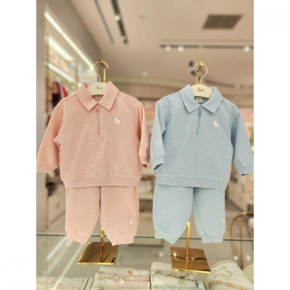 

Ettoi 2026 Spring New Hugo Zip Up Set 07t1 53001 PINK/12M