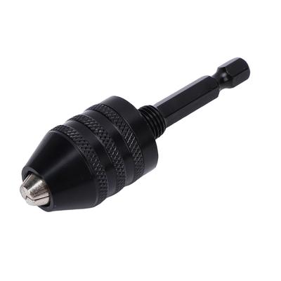 3 Jaw Chuck Adapter 1 4 Inch Hex Shank Electric Drill Conversion Chuck for Cordless Screwdriver 0.3 6.5mm Clamping Range
