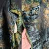 50x160cm Dark Green Double-Sided Jacquard Texture Fabric Vintage Heavy ArFor DIY Sewing Jacket Clothing Designer Fabric