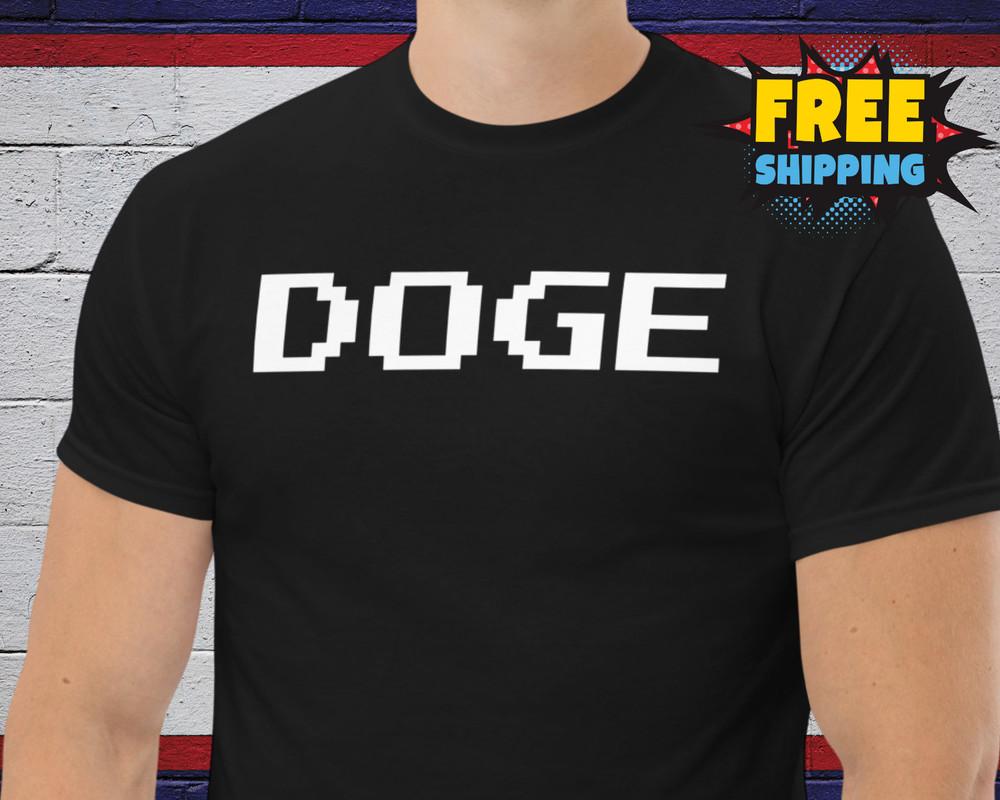 

Funny DOGE Shirt Elon Musk Shirt Department of Government Efficiency Trump Vance Unisex T-Shirt L