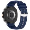 Leather Coated Silicone Strap for Samsung Galaxy Watch8 Classic 46mm/Watch8 44mm/40mm Watch Band with Stainless Steel Buckle