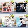 Anime Y-Yuri On Ice Pillow Case Removable Washable Cushion Cover – All-Season Soft Linen