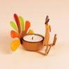 Turkey Tea Light Candle Holder Thanksgiving Centerpieces Fall Decorations Home
