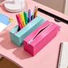 Milk Box Shape Pencil Case Silicone Makeup Storage Box New Pen Holder  School