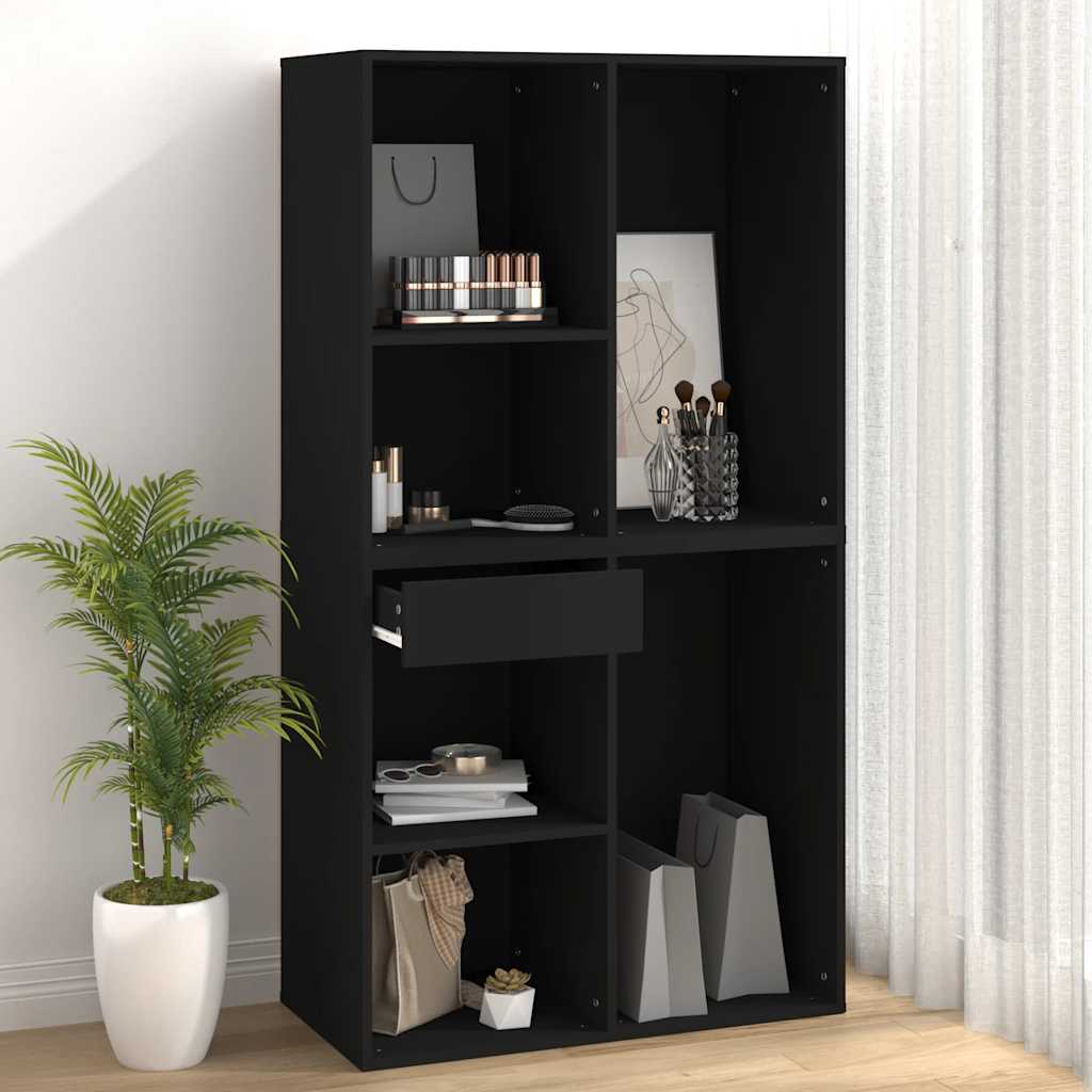 Cosmetic Cabinet Black 80 x 40 x 75 cm Particleboard