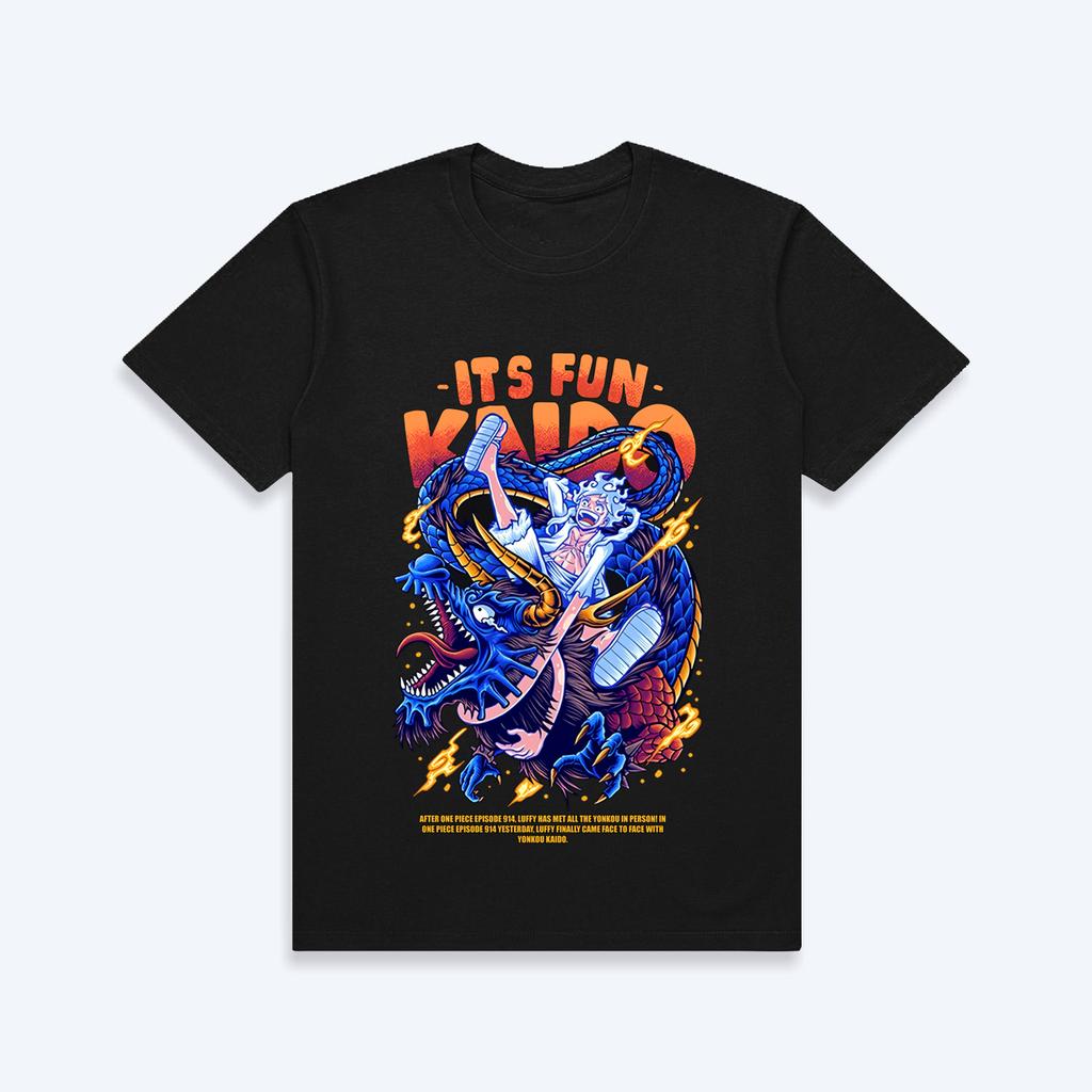 ONE PIECE Anime Nika Luffy Gear 5 Men Women Summer T-shirt Oversized Harajuku Oversized Retro Short Sleeve Casual Comfort Y2k