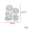 Flower Design Sunflower Leaf 3d Style Metal Cutting Die Stencil For Diy Scrapbooking Album Photo Embossing Paper Card Craft Decor