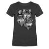 Three Wolve Portrait Wilderness Wildlife Animals Women's T-shirt Unisex T-Shirt
