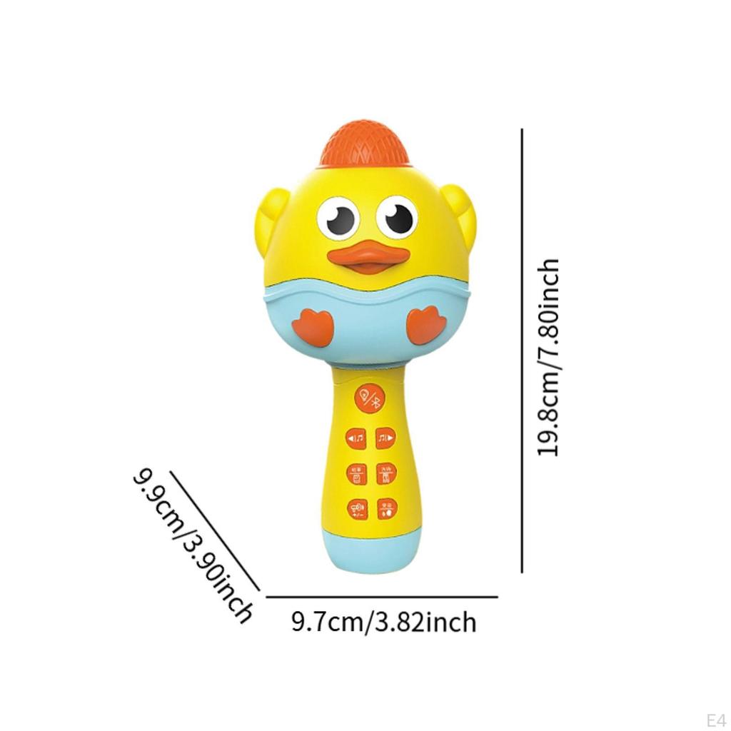 Kids Toy Cartoon Small Compact Mic Music Toys for Toddlers Picnic Shower