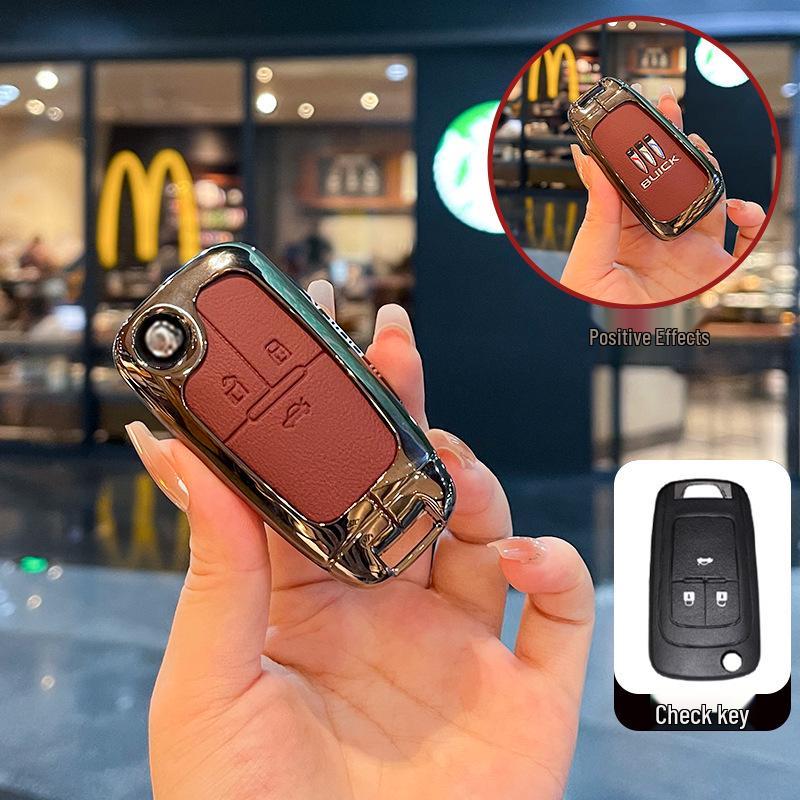 Folding Metal Key Case for Buick Excelle, Yue Lang 10-20 models