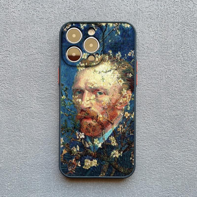 Retro Van Gogh Oil Paint Phone Case For iPhone 17 16 15 11 13 12 14 Pro MAX 15 14 Plus XR XS X Vintage Shockproof Cover Funda