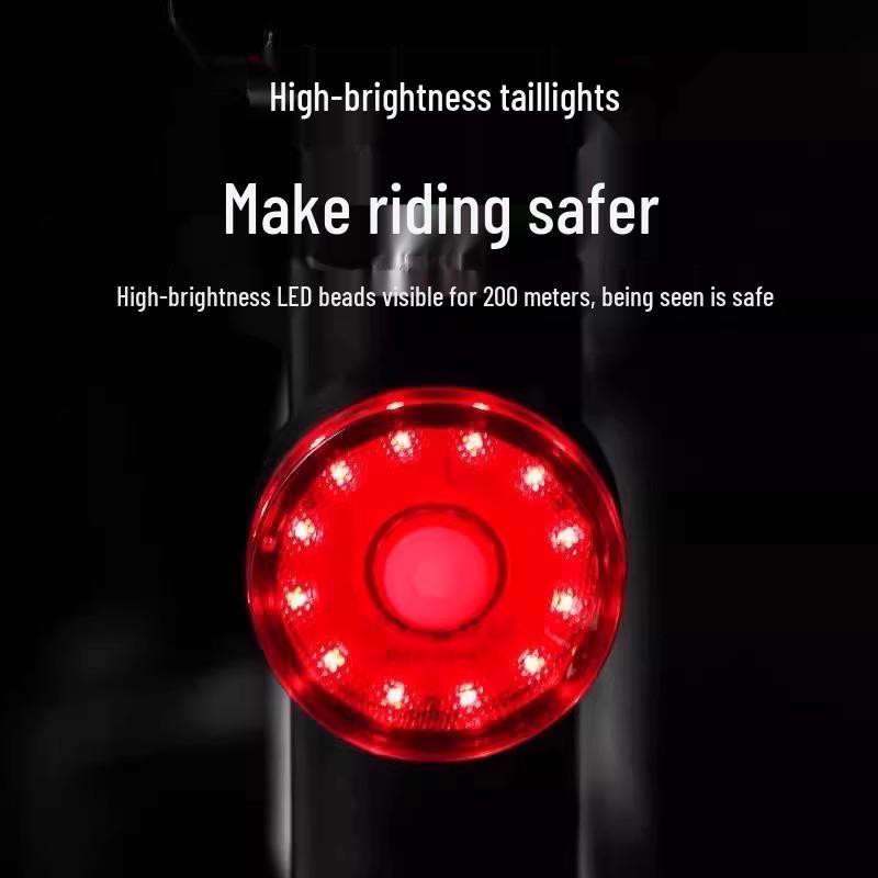 Super Bright Bicycle Tail Light - Mountain & Road Bike Night Riding Gear, ¥5 Newcomer Discount!