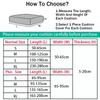 1/2/3/4 Seater Jacquard Sofa Cushion Cover for Living Room Elastic Seat Protector Case Stretch for Furniture Pet Kid Sofa Covers