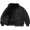 Supreme Dickies Reversible Quilted Faux Fur Work Jacket Black