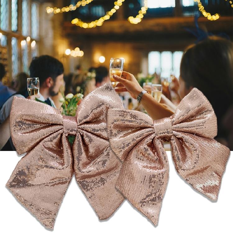 Colorful Fabric Bows Personalized Sequins Bowknot Accessories for Various Uses Elegant Butterfly Shape Jewelry Gift