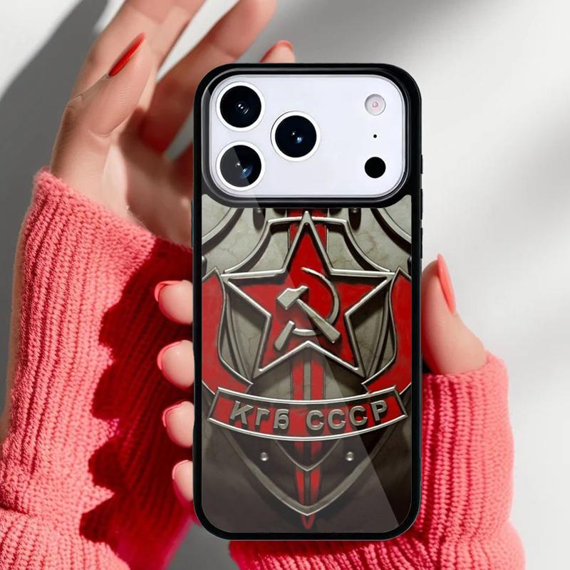 

CCCP Soviet Union Russia soft Phone Case for iPhone 17 16 15 14 13 Pro Max Back Cover for 12 11 Pro Coque iPhone 16 Pro