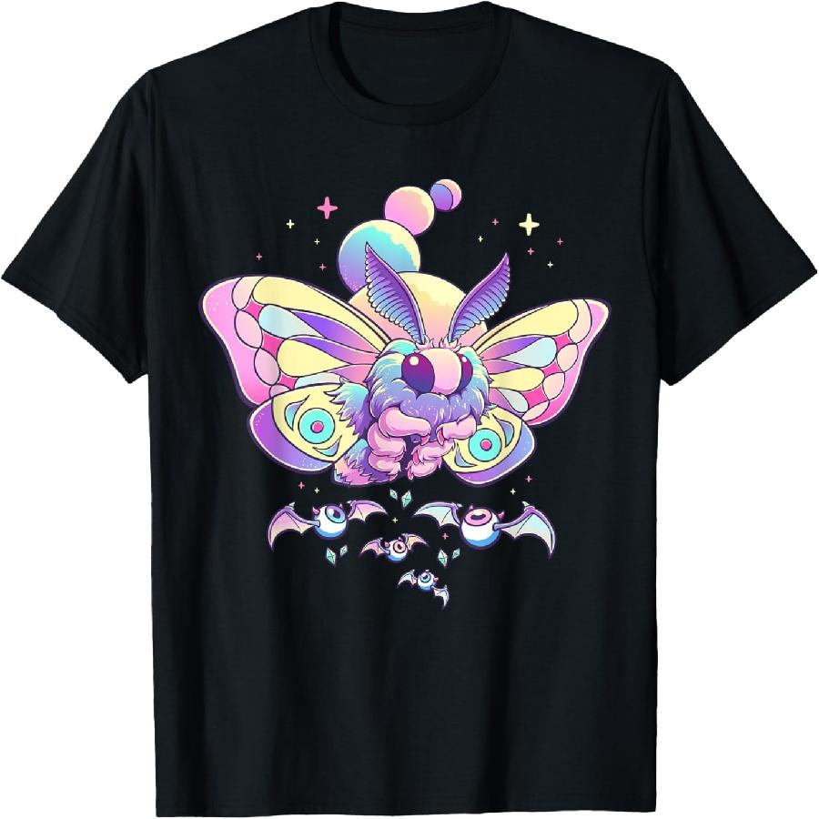

Pastel Goth Moth Cute Creepy Aesthetic Gothic Kawaii Occult T-Shirt XXXXXL чорний