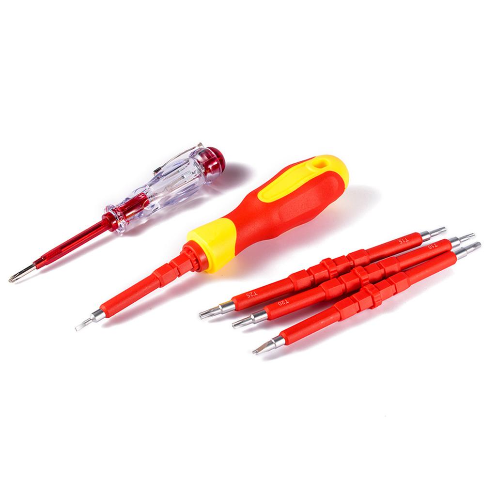 Insulated Screwdriver Set Phillips Slotted Torx Hex Screwdriver Kit with for Case Magnetic Electrical Screwdrivers Inter