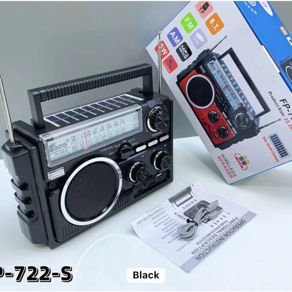 FP-722 Radio Bluetooth Radio FM Altoparlante Portatile Supportato Scheda USB /SD /AUX