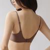 Women's Small Bust Push-Up Seamless Backless Strap Modal Silk Wire-Free Tube Top Bra Anti-Drooping