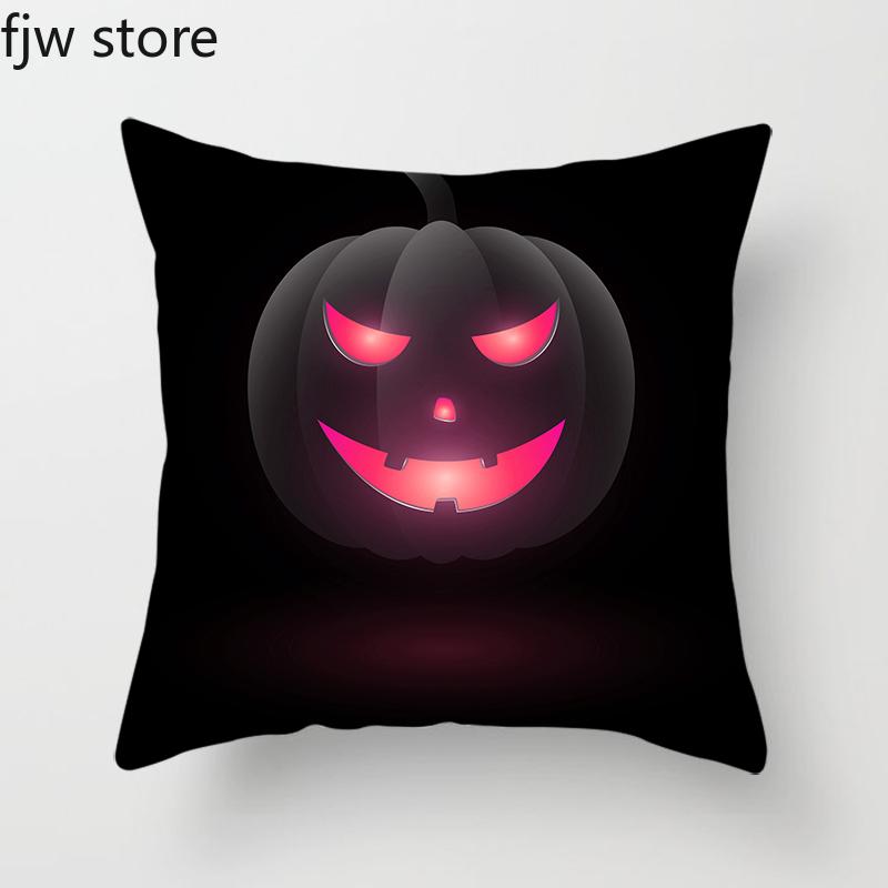 Halloween Decoration Pillowcase Pumpkin Ghost Face Party Holiday Gift Sofa Cushion Cover Bedroom Home