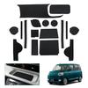 GAFAT Door Pocket Mats for Daihatsu Move Canvas 2022 Model Current Rubber Mats for Custom Drink Move Canvas Interior Rubber Mats for and LA850/LA860S
