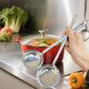 Deepened Soup Spoon Stainless Steel Hot Pot Scoop Kitchen Utensil Slotted Spoon  Home