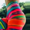 Colourful Sunset Print High-Waisted Leggings for Fitness, Yoga and Workouts - Women's