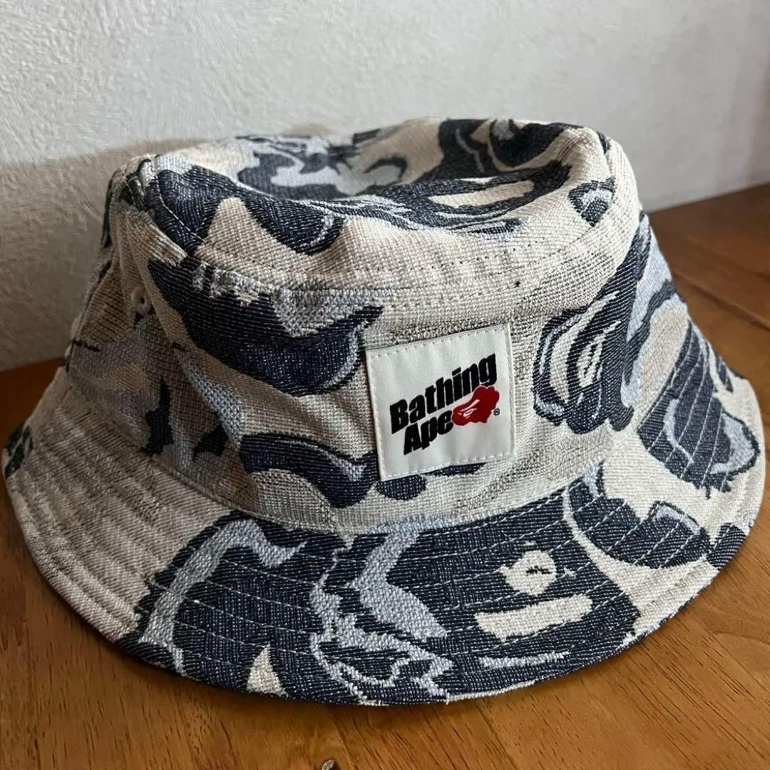 Used [Super Rare] A BATHING APE BAPE ART CAMO Bucket Hat