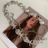 Zinc Zinc Alloy Pearl Shell Starfish Waist Chain Ornaments Starfish Beach Body Chain  Daily