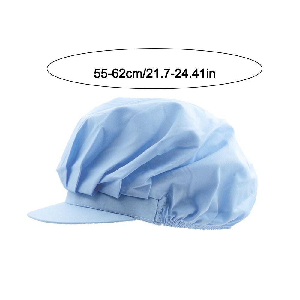 Dust-proof Chef Hat Elastic Hair Nets Cap Fashion Catering Cap  Food Service