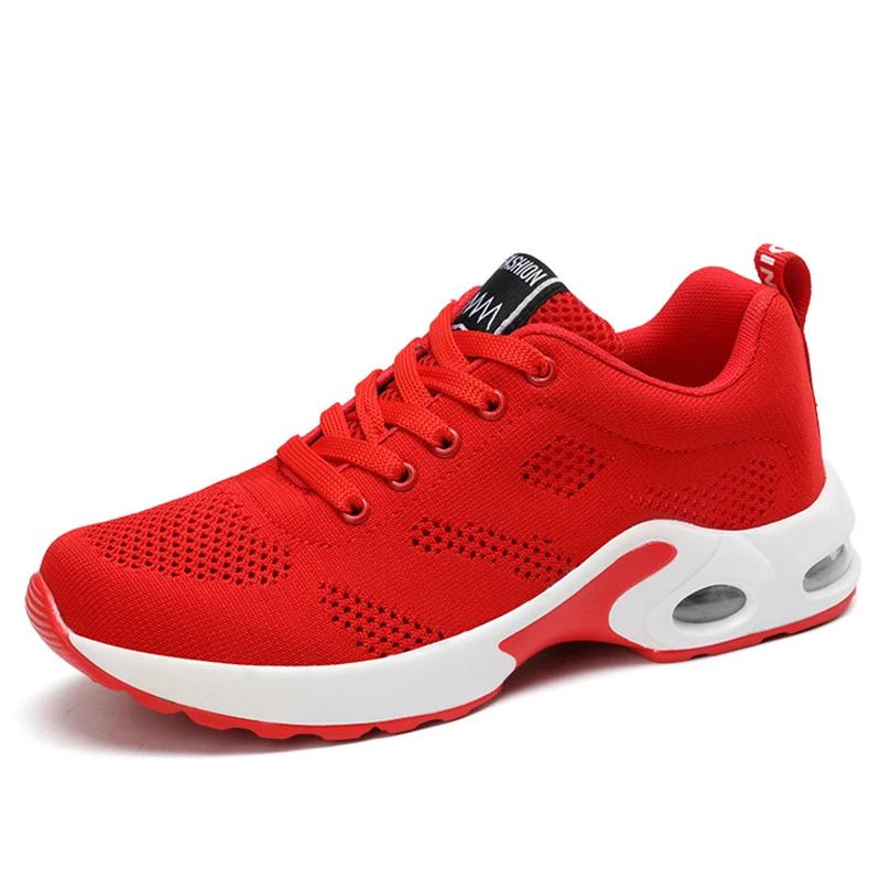 Women Summer Lightweight Sneakers Outdoor Ladies Sports Breathable Mesh Comfort Running Shoes Air Cushion Basketball Shoes