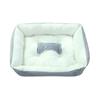 Pet Nest All-Season Universal Cat & Dog Bed - Rectangular, Bone-Shaped Pad for Medium To Large Pets