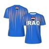 IRAQ Flag 3D Print Sport Quick Dry Breathable Men T-Shirt Outdoor Football Jersey Team Fan Loose Short Sleeve Summer Top