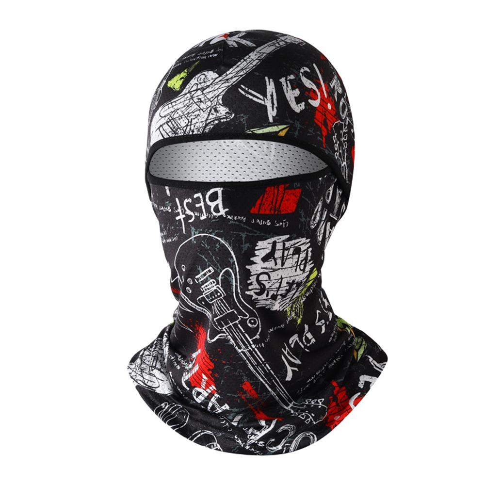 Ice Silk Cool Balaclava Quick Dry Face Cover Headwear Fashion Full Face Cap  Motorcycle Riding