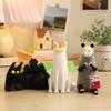 Cartoon Animal Wool Felt Familiars Quirky Handmade Companions MIni Wide-Eyed Weird Cute Felted Companions Wool Felt Home Decor