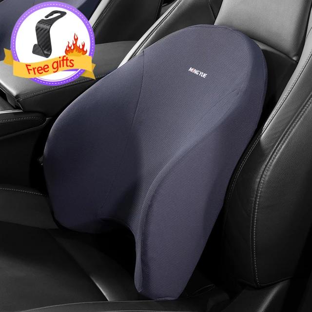 Car Neck Pillow Car Seat Lumbar Headrest Support Memory Foam Waist Neck Pillow Car Travel Back Support Car Interior Accessories