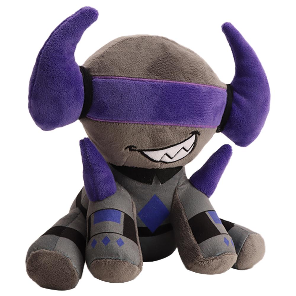 20cm Phighting Ban Hammer Plush Toys Two-horned Cow Plush Toys Game Peripheral Figure Cattle Dolls Fans Birthday Gifts Kids Toys