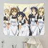 Arazzo da Parete Ragazza Cameriera Decorazione per la Casa per Camera da Letto Soggiorno Dormitorio Estetica Classica Giapponese a Personaggi Completi