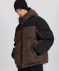 Premier Hooded Ball Padded Jacket - Brown