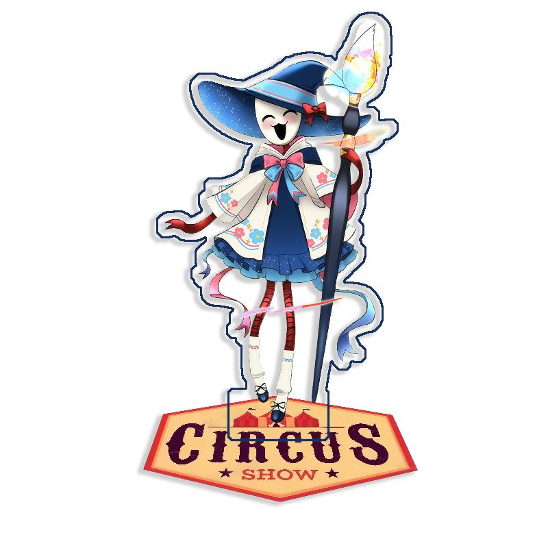 Staand Bord voor The Amazing Digital Circus Caine ZoobleGangle Acryl Zelfgemaakt Schattig Anime Spel Desktop Decoratie Speelgoed Fans Cadeau 15cm