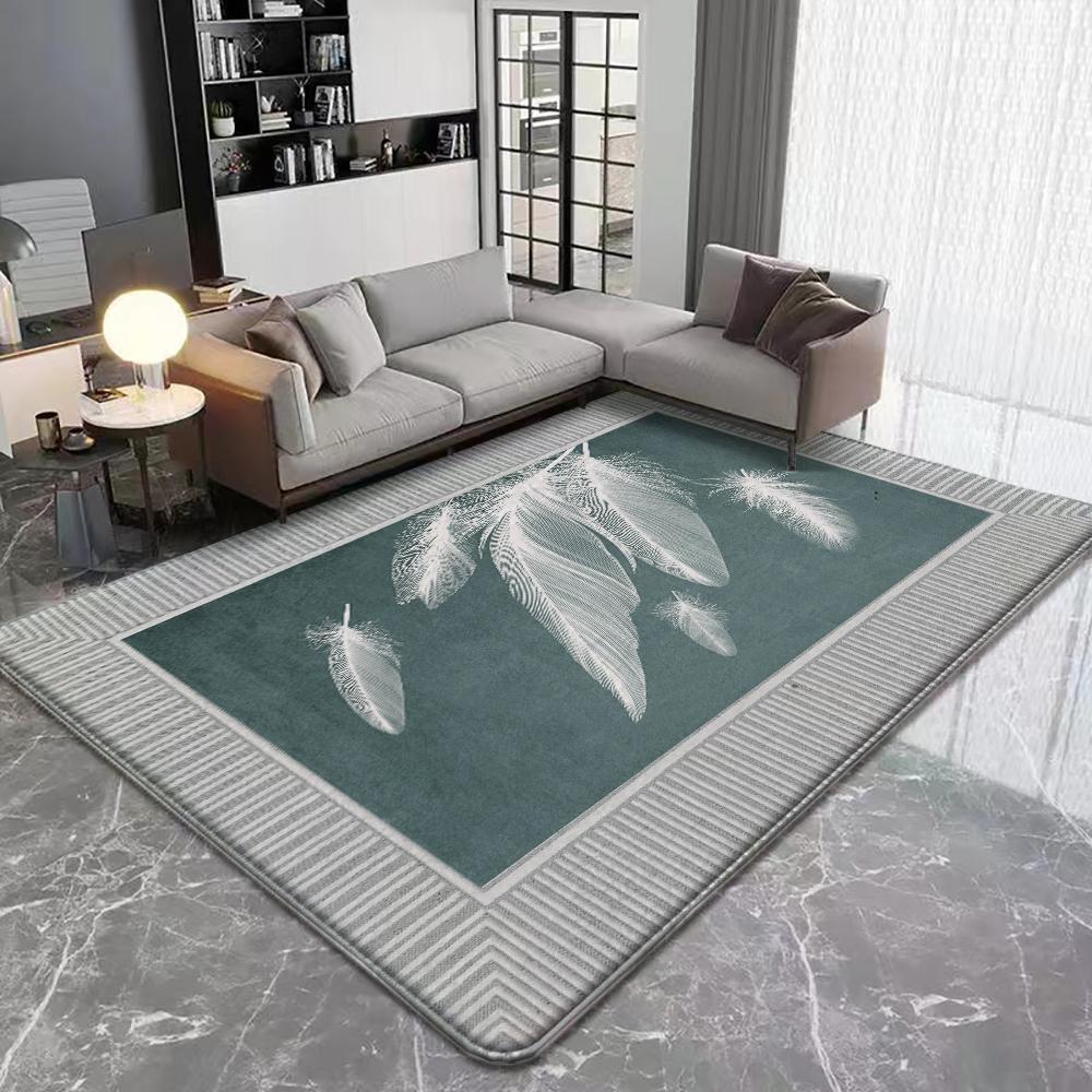 

Ковер в китайском стиле с тропическим рисунком, противоскользящие и пригодные для машинной стирки ковры для гостиной, спальни, декора, напольного коврика 40X60cm-16x24in