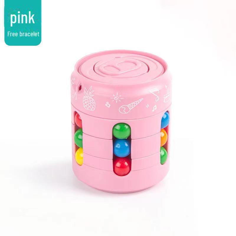 Children's Educational Magic Beans Rotating Ball: Baby-Shaped Rubik's Cube Decompression Toy