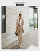 2025 Autumn New Korean Women's Long Blazer & Slim Trousers Set