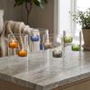 Cylinder Shape Glass Tealight Candle Holder Transparent Aromatherapy Holder  Wedding Centers