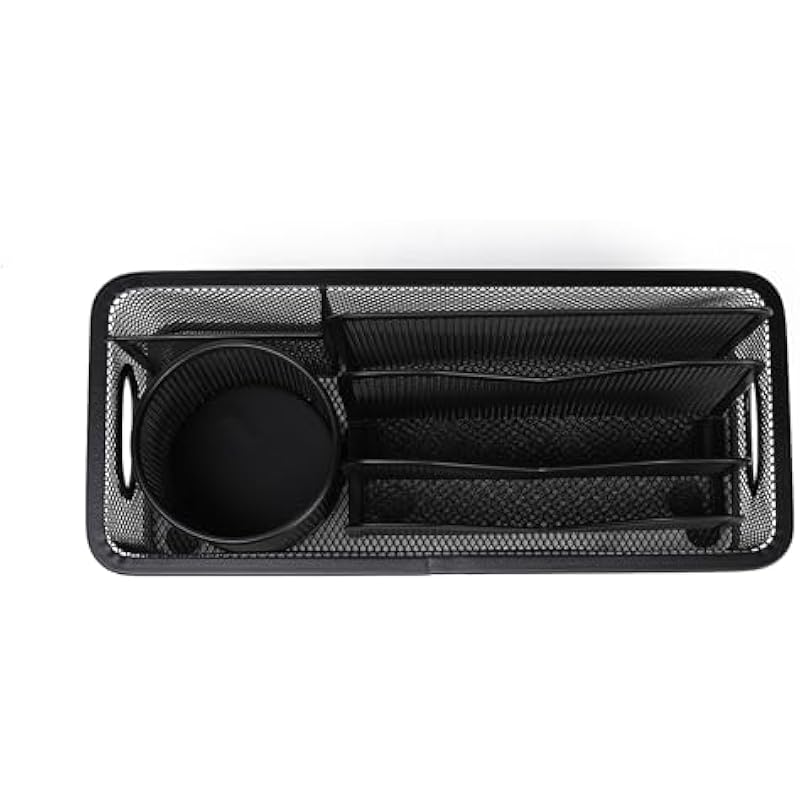 

Neomate 3-Piece Metal Mesh Desk Organizer Set | Includes Letter/Document Holder, Pen Holder, and Multi-Purpose Storage T чёрный