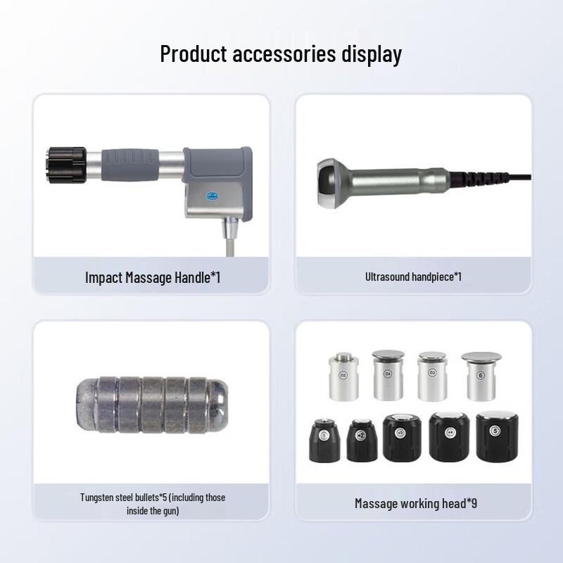 HAOMENG HMCJ200M 2-in-1 Ultrasonic Pneumatic Massager CN Plug (adapter Included)