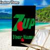 Custom Name 7-up sparkling water Beach Towel - Soft, Ultra-Absorbent Microfiber, Lightweight, Perfect for Beach, Parties, Travel, Camping